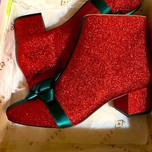 Katy Perry Christmas  boots